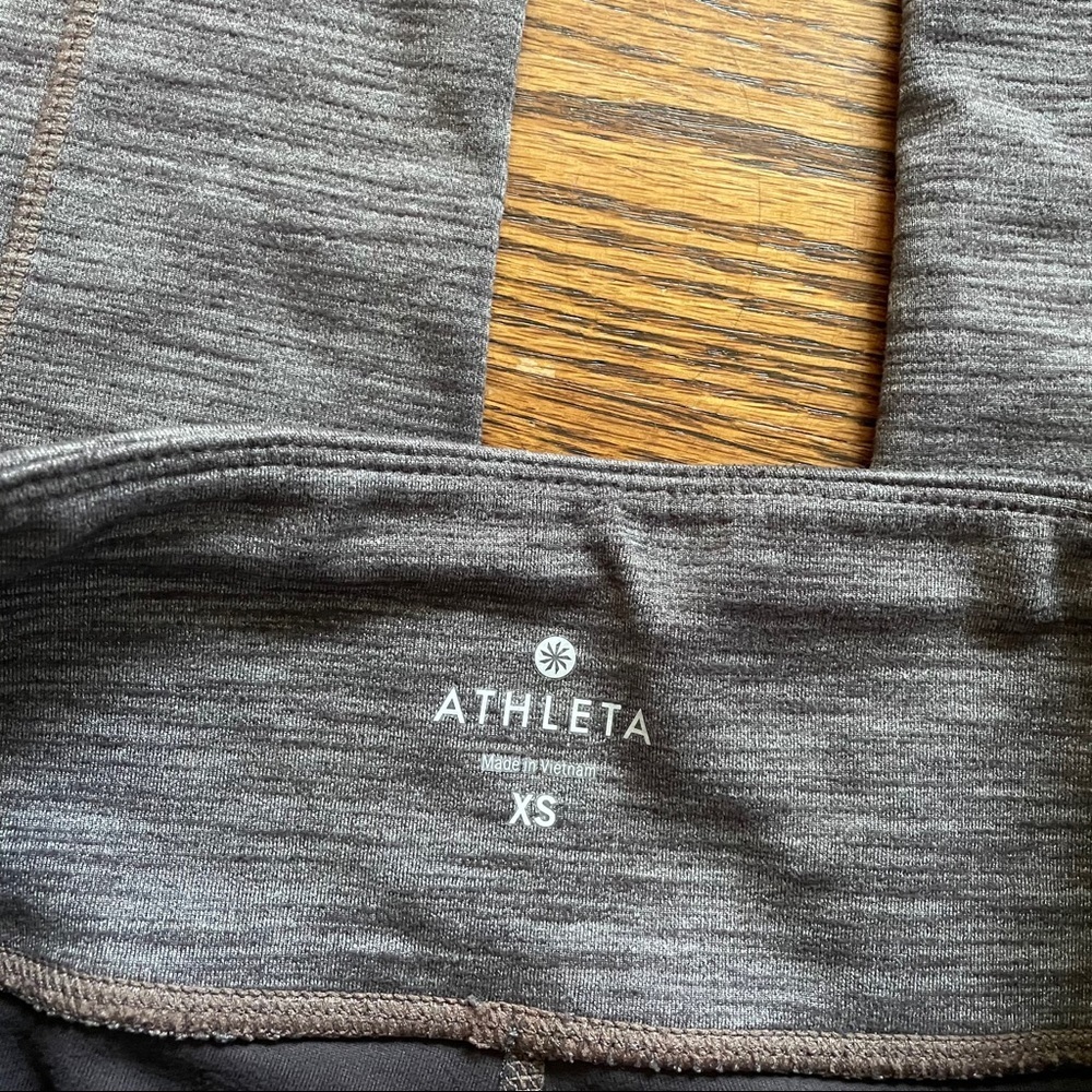 Athleta Cozy Drifter Brown Heather leggings - Picture 5 of 9